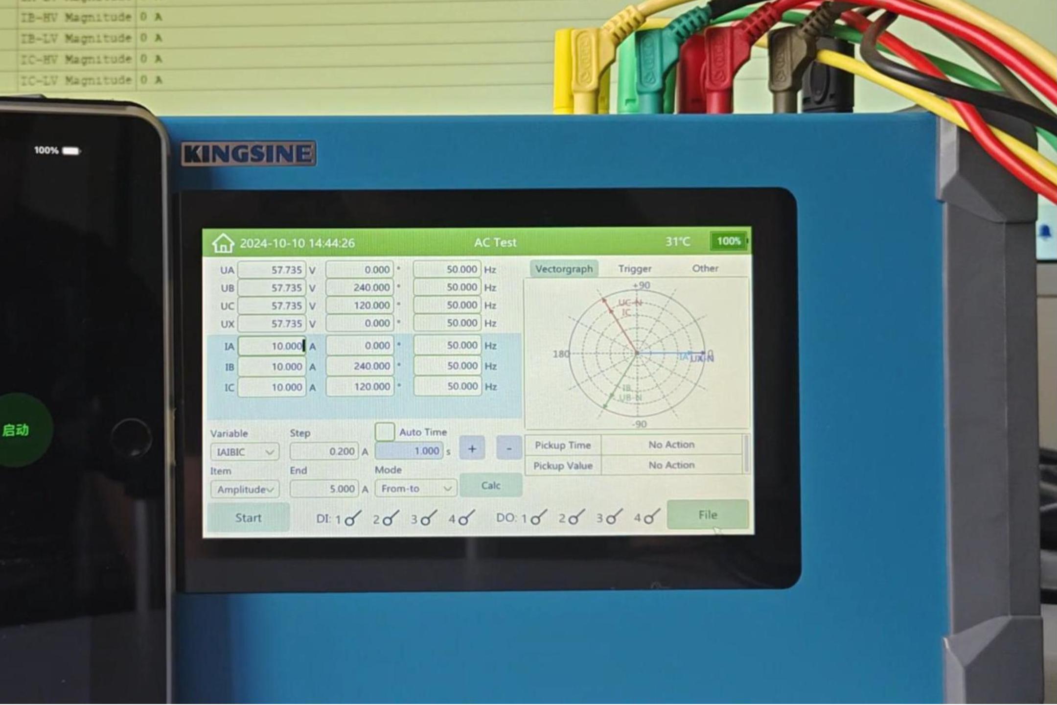Witness KFA310 Continuous Output Performance without External Power