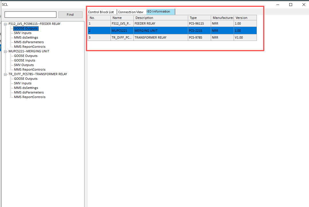 SCD File Visualization and Applications