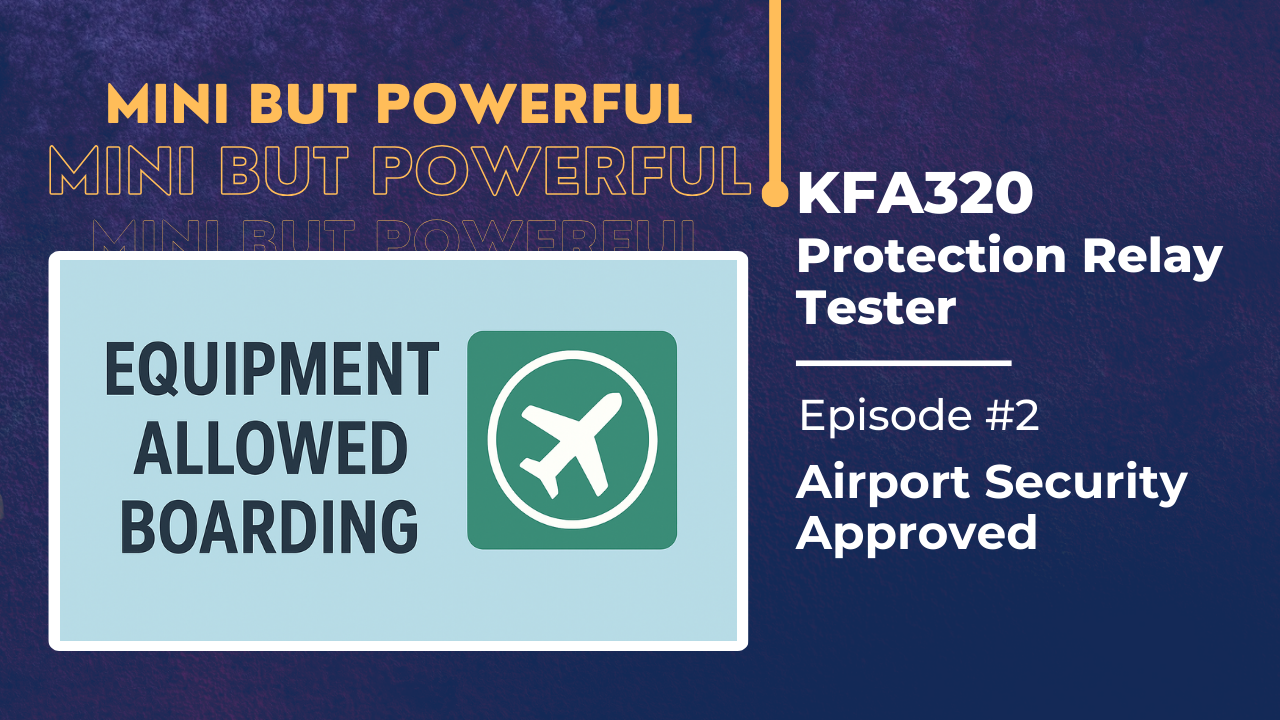 Mini but Powerful Protection Relay Tester - Ep02: Equipment Allowed Boarding